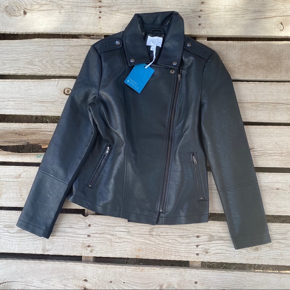 Market & Spruce Jackets & Blazers - NWT Market & Spruce women moto jacket regular L
